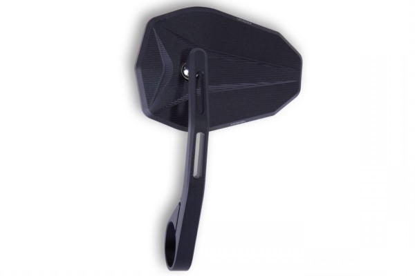 Handlebar end mirror for Vespa left o. right, black, Highsider VICTORY-X