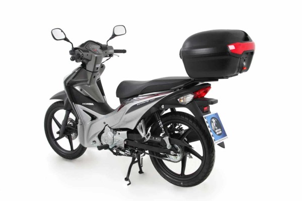 Journey Topcase 40 black incl. carrier for Honda AFS 110i Wave (12-16) Hepco & Becker