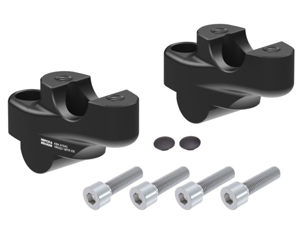 Handlebar riser H=30 mm with offset 21 mm back for CF Moto 700 MT (25-) Hepco & Becker