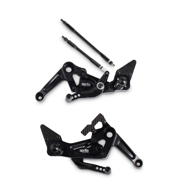Adjustable footrest system for Aprilia RS 660 /Factory / Tuono 660/Factory