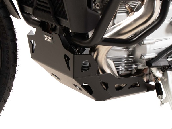 Engine protection plate black for Moto Guzzi Stelvio (24-) Hepco & Becker