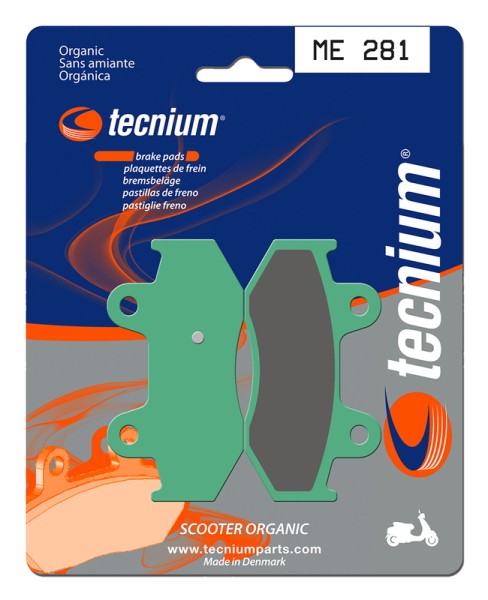 Tecnium Scooter Organic Brake Pads - ME281