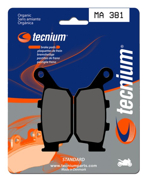 Tecnium Street Organic Brake Pads - MA381