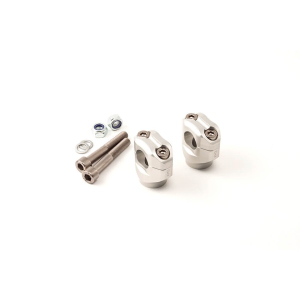 LSL Klemmbock-Kit 28,6 mm für Triumph Tiger 1050, -2011, silber