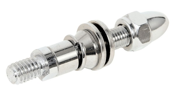 HIGHSIDER pro mirror adapter chrome For Harley to 5/16"-18 UNC
