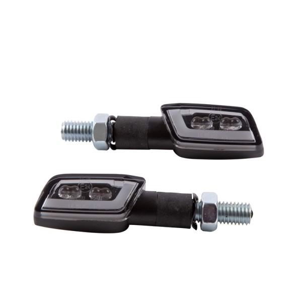 HIGHSIDER pro Formula-TS LED rear light, brake light, blinker black 3in1, E-approved (pair)