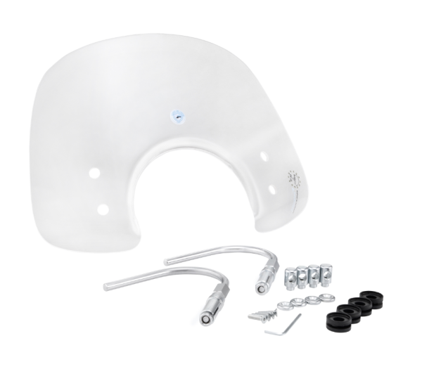 Windshield CUPPINI half high for Vespa GTS/GTS Super/GT/GT L 125-300ccm, clear