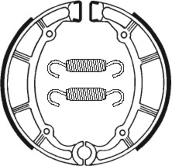 Tecnium Street organic brake shoes - BA065