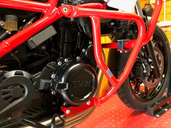 Engine guard red for BMW F 650 GS Twin /F 700 GS Hepco & Becker