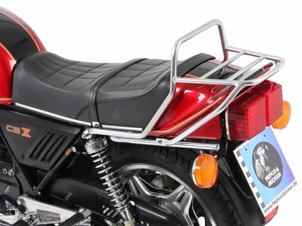 Tubular luggage rack top case carrier chrome for Honda CBX 1000 (78-80) Hepco & Becker