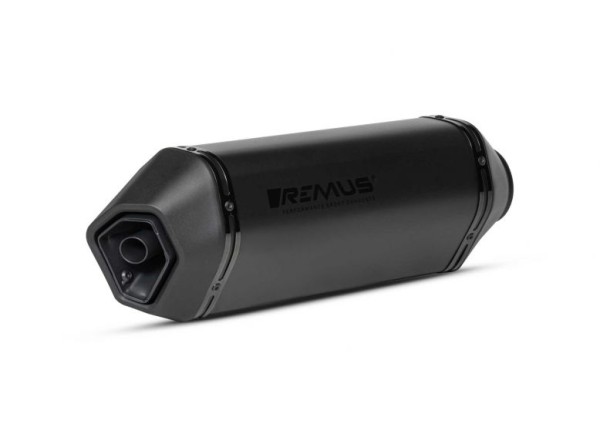 Sport exhaust Remus "Notte" Black Edition for Vespa GTS/GTS Super/GTV 300cc HPE (`20-) Euro 5