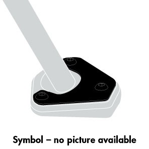 Side stand plate for BMW R 1300 RS (25-) Hepco & Becker