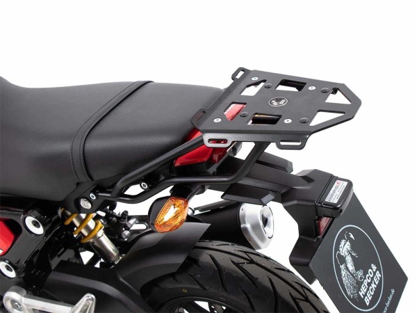 Minirack soft luggage rear carrier black for Honda MSX 125 Grom (21-) Hepco & Becker