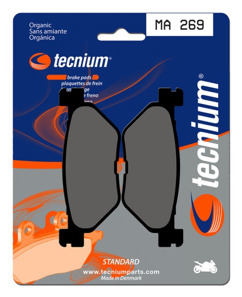 Tecnium Street Organic Brake Pads - MA269