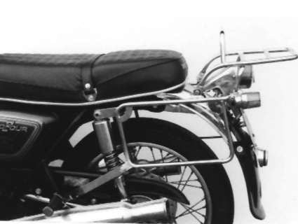 Tubular luggage rack top case carrier and side case carrier for Honda CB 350 F/400 F (73-74)