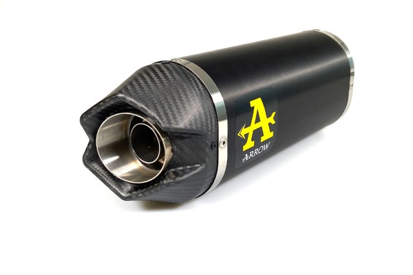 ARROW Auspuff DARK INDY RACE für Aprilia RS660 2021-, Aluminium schwarz
