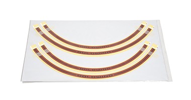 Rim decor sticker set orange for Honda GL1800 Gold Wing (20-) Original