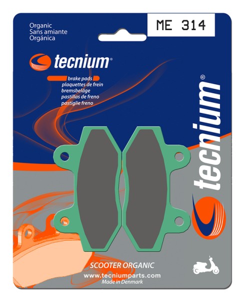 Tecnium Scooter Organic Brake Pads - ME314