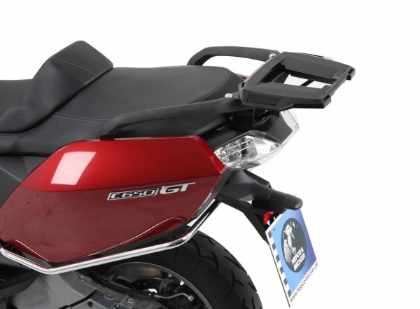 Alurack top case carrier black for BMW C 650 GT (12-21) Hepco & Becker