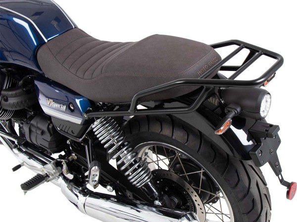 Tubular luggage rack black for Moto Guzzi V7 850 Stone Corsa (2024) Hepco & Becker