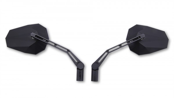 Mirror STEALTH -X1, black, E-tested, pair original Highsider