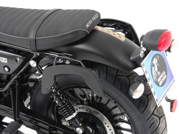 C-Bow side carrier black for V 9 Bobber (Bj.16-) Hepco & Becker