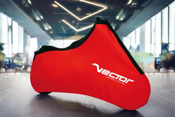 VECTOR Stretch inner cover for motorcycle/scooter - Red - S