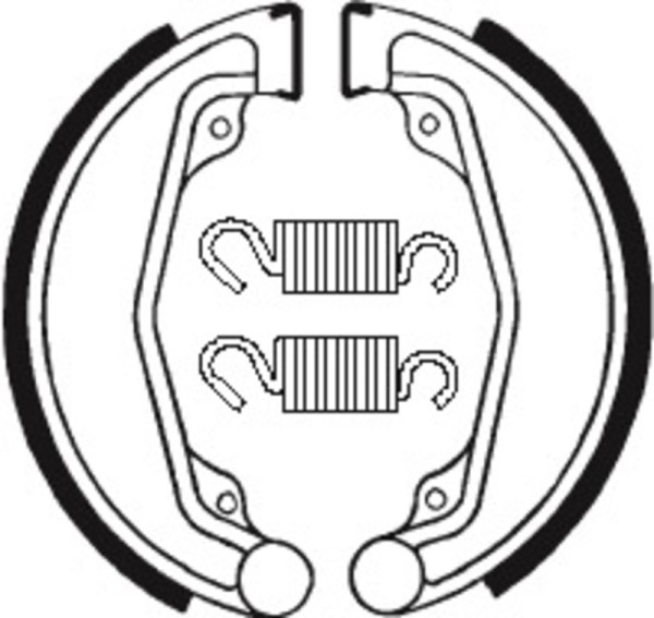Tecnium Street/ATV Organic brake shoes - BA023
