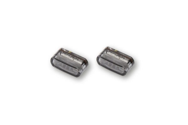 HIGHSIDER Smart Module-1 LED blinker module lens smoke gray (pair), front & rear