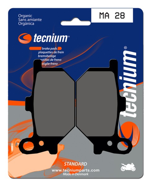 Tecnium Street Organic Brake Pads - MA28