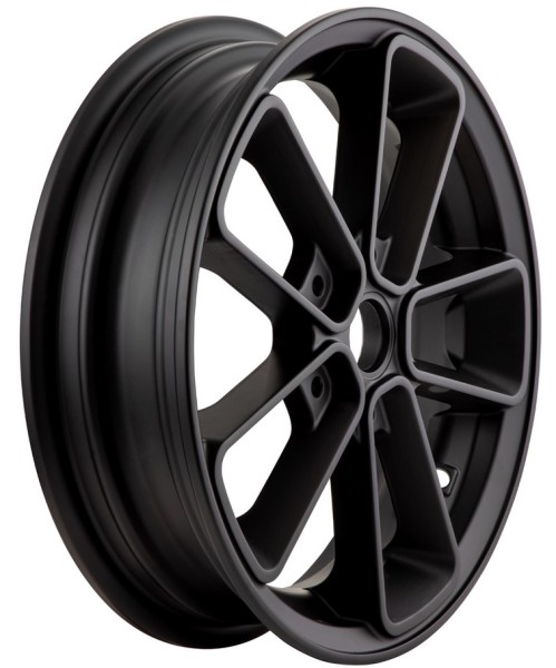 Rim front/rear 12" for Vespa GTS/GTS Super/GTV/GT 60/GT/GT L 125-300cc, black matt