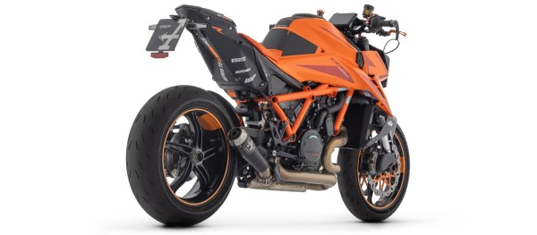 ARROW Auspuff PRO RACE DARK NiChrom schwarz für KTM DUKE 125, DUKE 390 Modelljahr 2024-