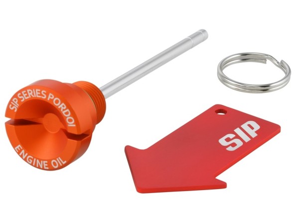 Oil filler plug engine oil for Vespa GTS/GTS Super/GTV 300cc HPE, orange matt