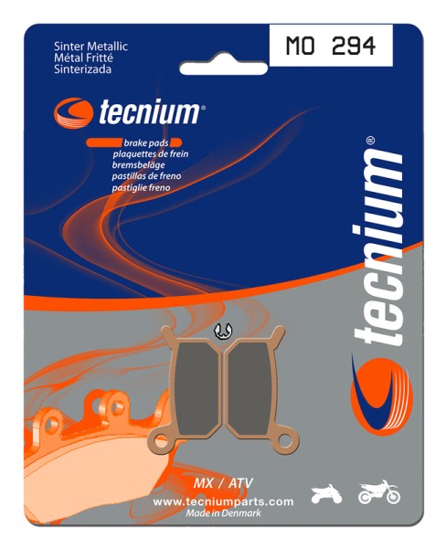 Tecnium MX/ATV sintered metal brake pads - MO294