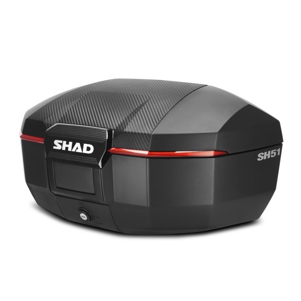 Shad Top Case SH51, Carbon Look / Black, 51 L