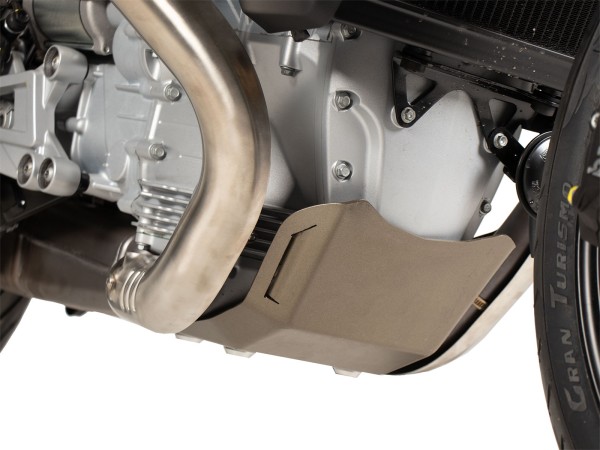 Bow spoiler anodized titanium for Moto Guzzi V100 Mandello Hepco & Becker