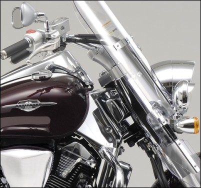 Steering head cover, chrome for Suzuki C1800R BJ. 2008-2012