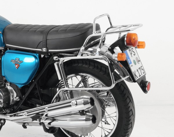 Tubular luggage rack top case carrier and side case carrier for Honda CB 750 Four K0-K6 (70-76)