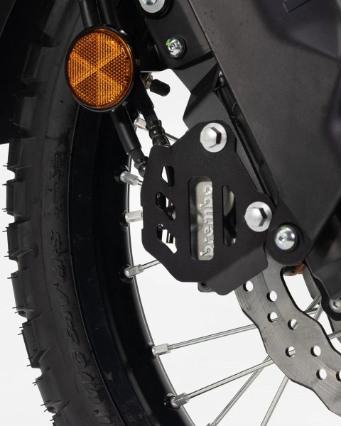 Black Stainless Steel Brake Caliper Guard for the Yamaha Ténéré 700