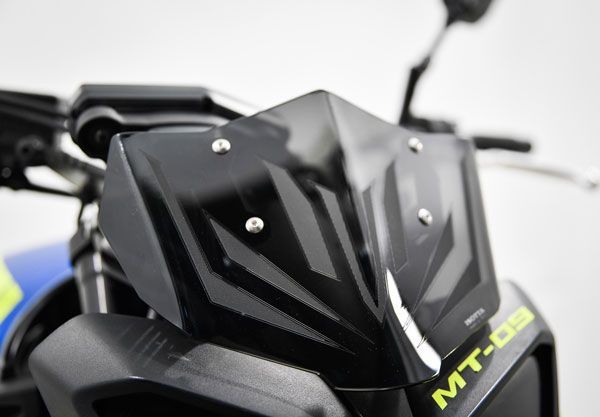 Windshield (flyscreen) for Yamaha MT-09 (17-20) slightly tinted