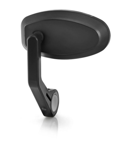 Handlebar end mirror RIZOMA "REVERSE RETRO" left or right for Vespa, black anodized