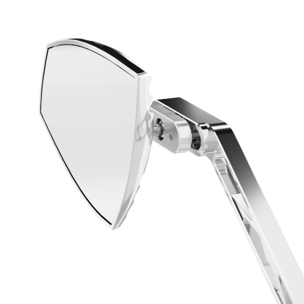 HIGHSIDER pro mirror Wave black/chrome (pair)