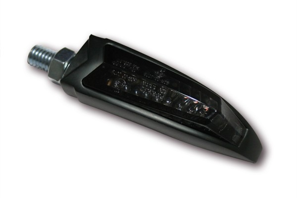 HIGHSIDER pro Arc LED indicator/position light black/tinted 2in1, E-approved (pair)