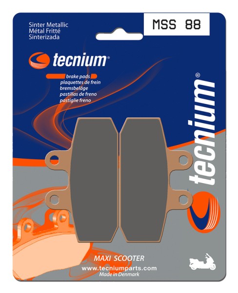 Tecnium Maxi Scooter sintered metal brake pads - MSS88