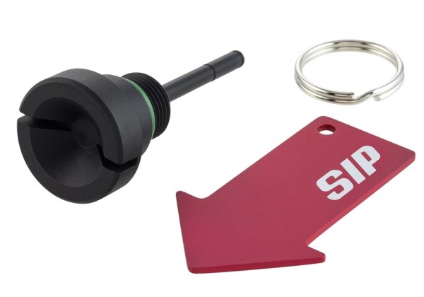 Oil filler plug engine oil for Vespa, black matt