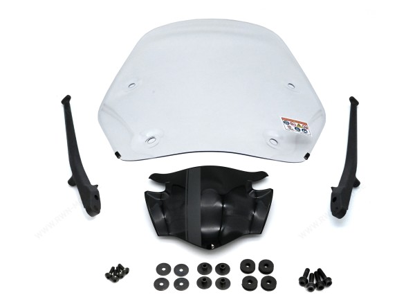 High windshield NH-C70* MAT ROCK GRAY for Honda SH 150i (20-) Original
