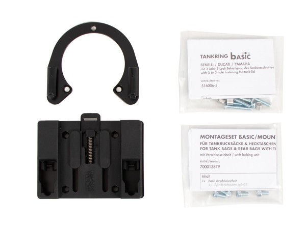 Tank ring Basic incl. tank bag lock unit for Ducati Monster 1200 /S (13-16) Hepco & Becker