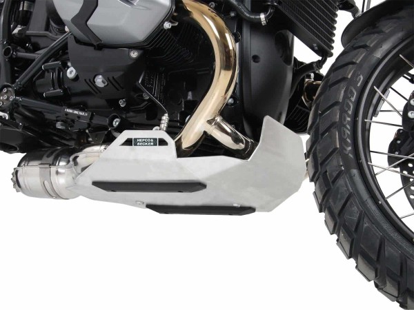 Engine protection plate silver for BMW R nineT Racer (17-20) Hepco & Becker