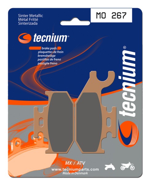 Tecnium MX/ATV sintered metal brake pads - MO267
