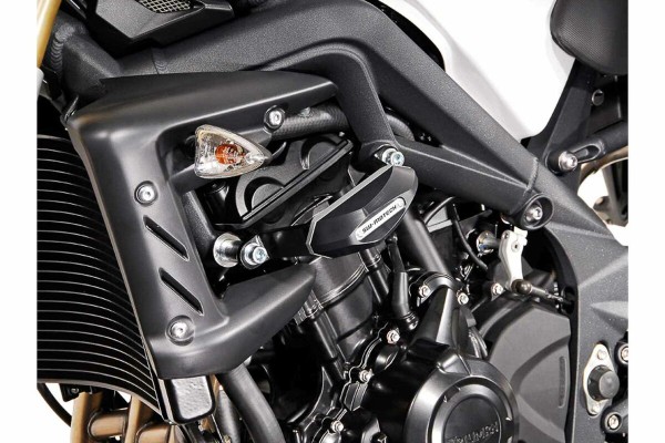 SW-Motech Crash pad kit black for Triumph Street Triple 675 - SW Motech